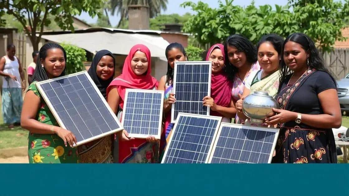 Examples of successful women-led energy initiatives