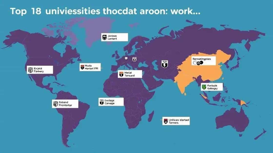 Regional variations in top universities