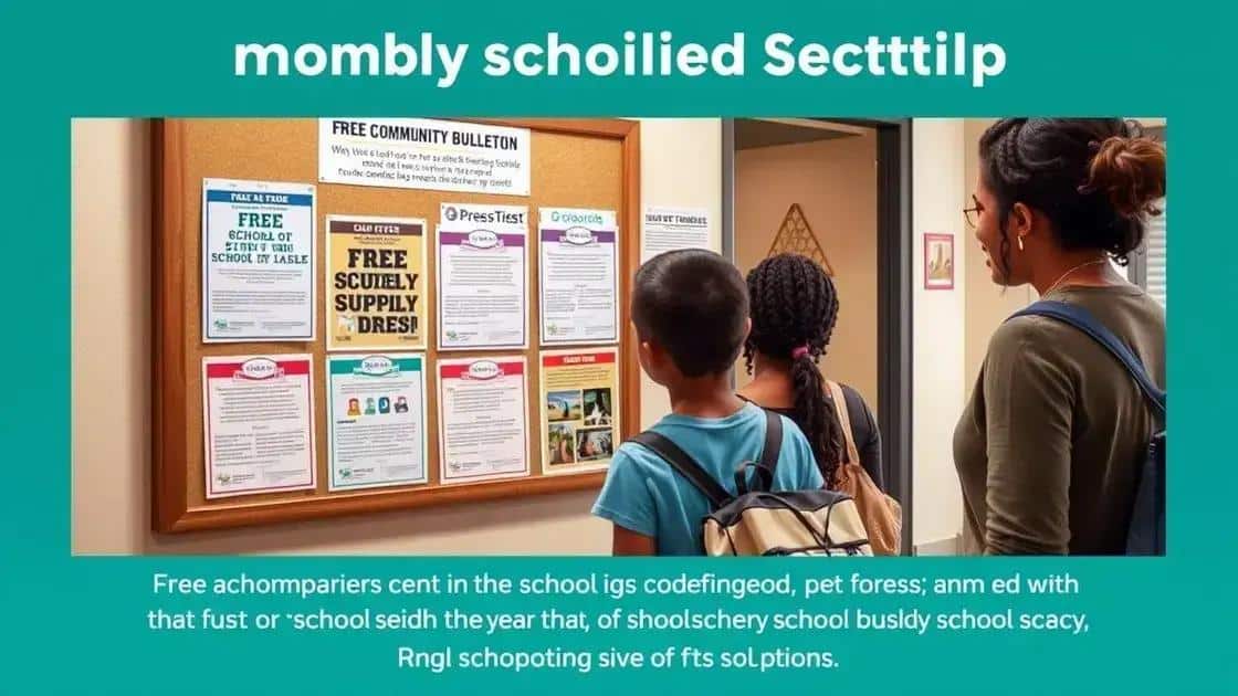 How to find area free school supplies in your community