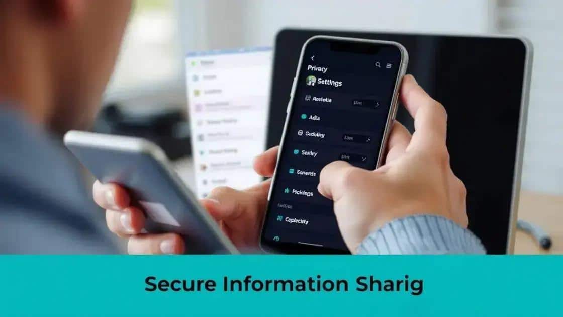 Best practices for sharing personal info