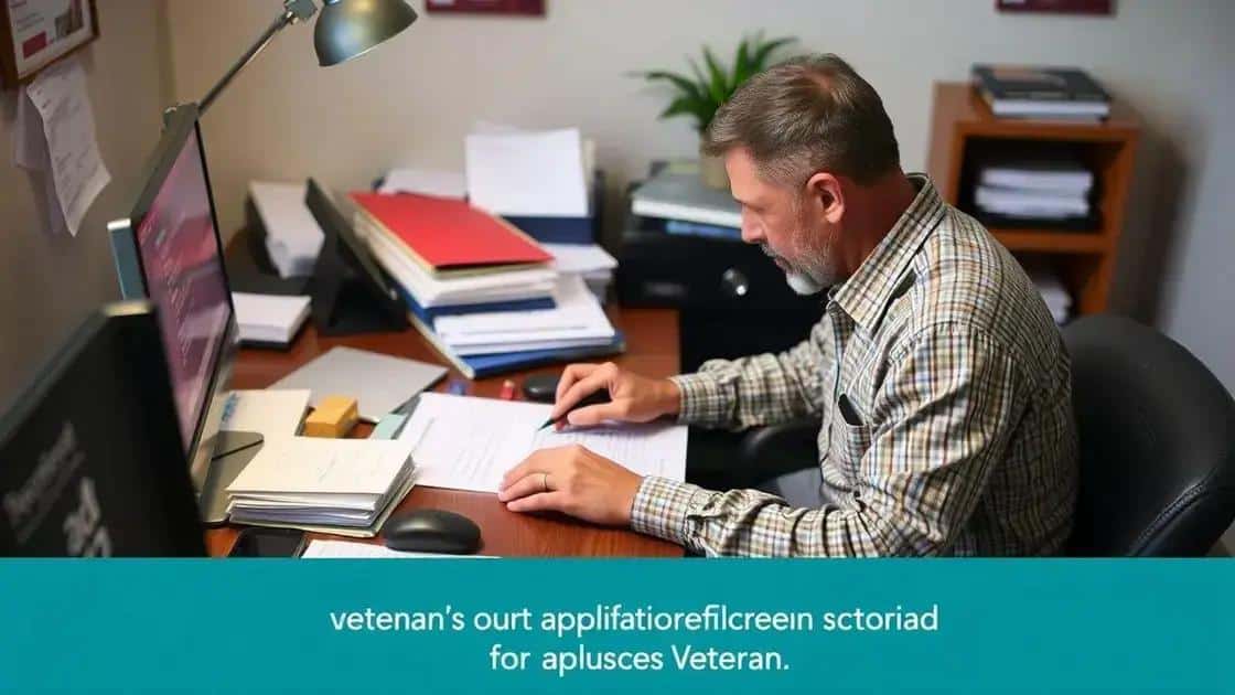 How to apply for veterans benefits