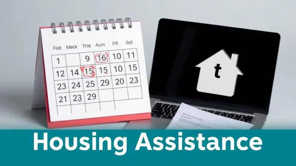 Important deadlines for the star housing voucher