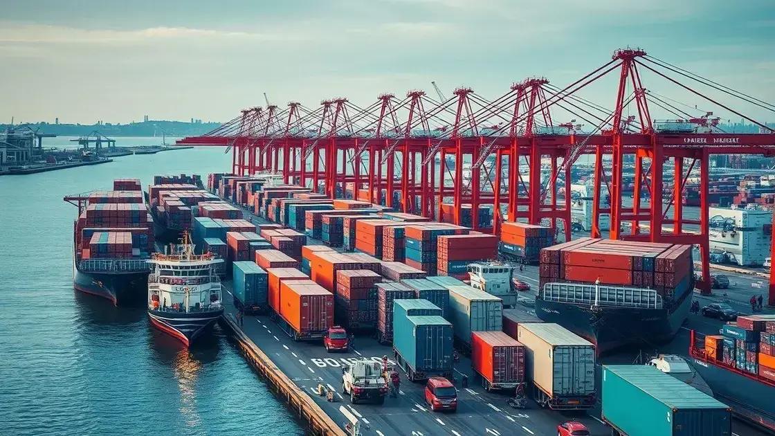 Impacts on international supply chains
