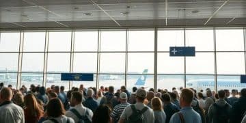 Airport traffic surges during summer travel season