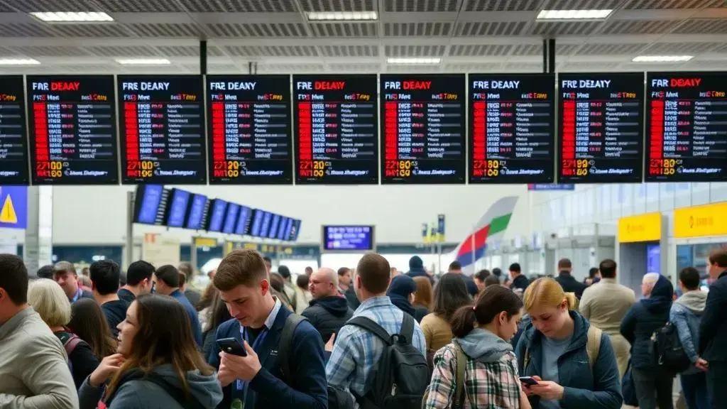 The impact of increased traffic on flight delays