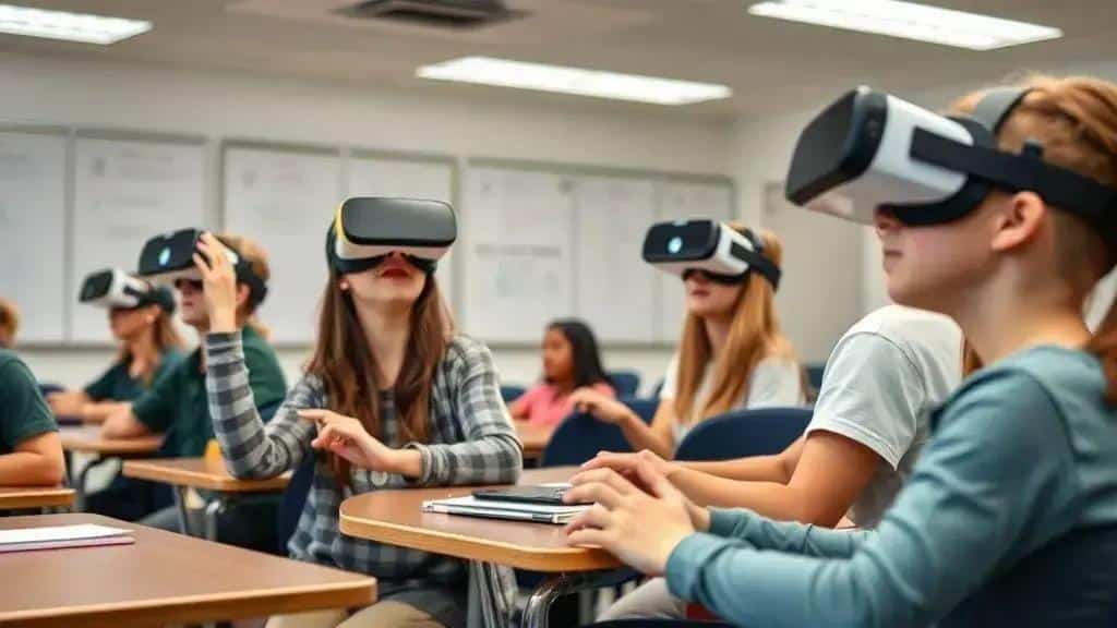 Benefits of virtual reality for students