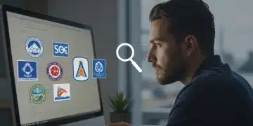 Person searching for unclaimed government benefits online