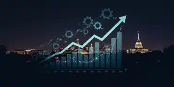 Fed Projects 2.5% Economic Growth for Q4 2024: What it Means for 2025 Federal Reserve economic growth projection chart with positive trend, impacting 2025 outlook