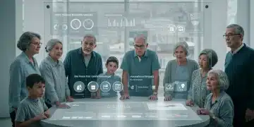 People analyzing 2025 federal benefits updates and their impact on household budgets.