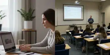 Online vs in-person degrees comparison data 2026