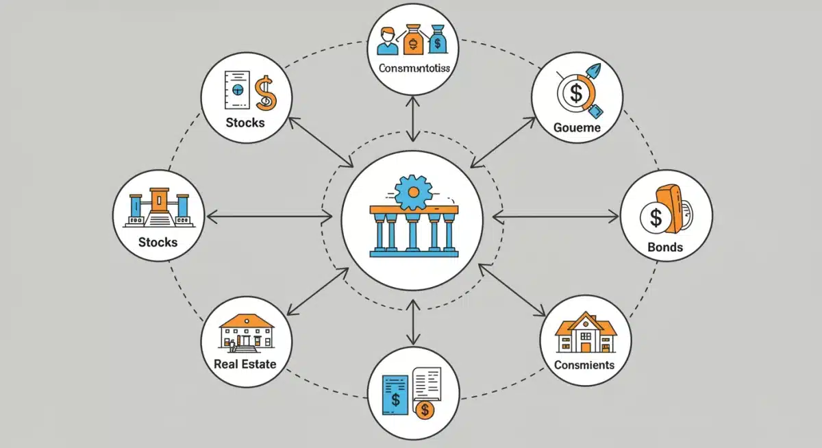 Diversified investment portfolio with multiple asset classes