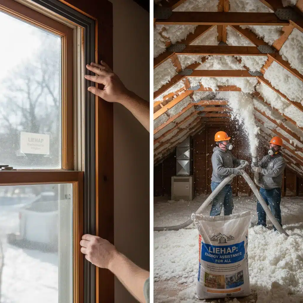 Home weatherization for energy efficiency