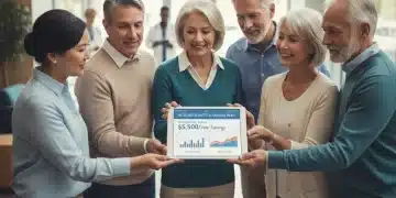 Seniors confidently reviewing Medicare Part B premium information on a tablet